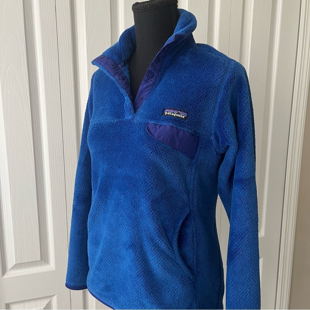 Patagonia Vibrant Blue Women’s Snap-T Fleece Jacket size S/M